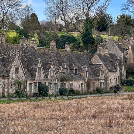 Bibury, incantevole paesino delle Cotswolds, inghilterra