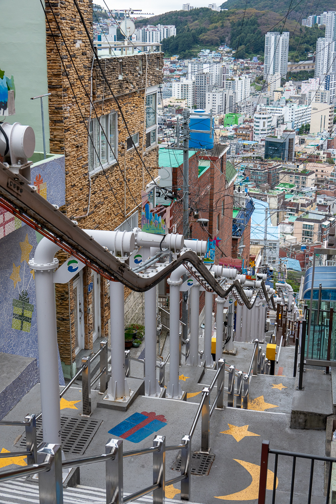 stairs of wishes, Busan