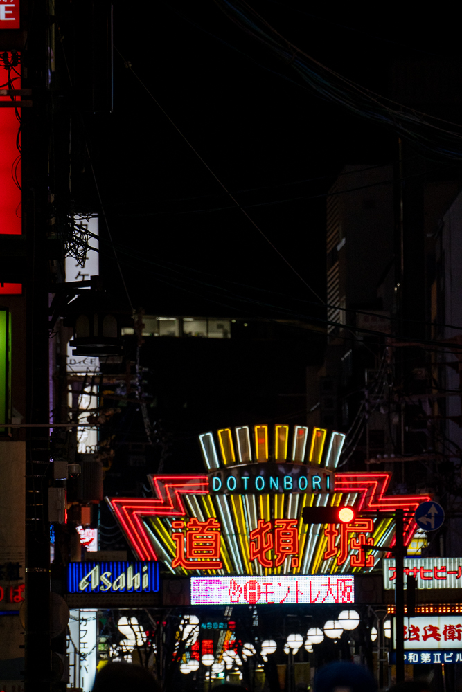 le luci di dotonbori a Osaka