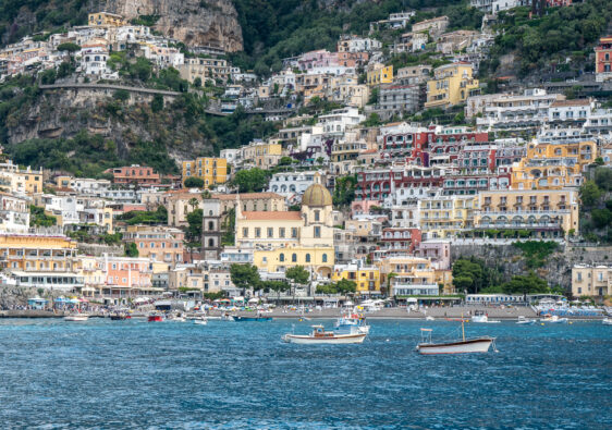positano vista dal mare